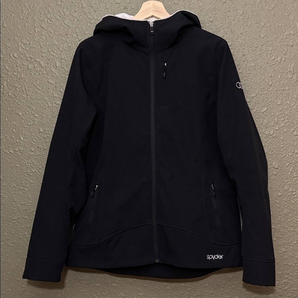 RARE SPYDER AUDI FULL ZIP WITH HOOD JACKET